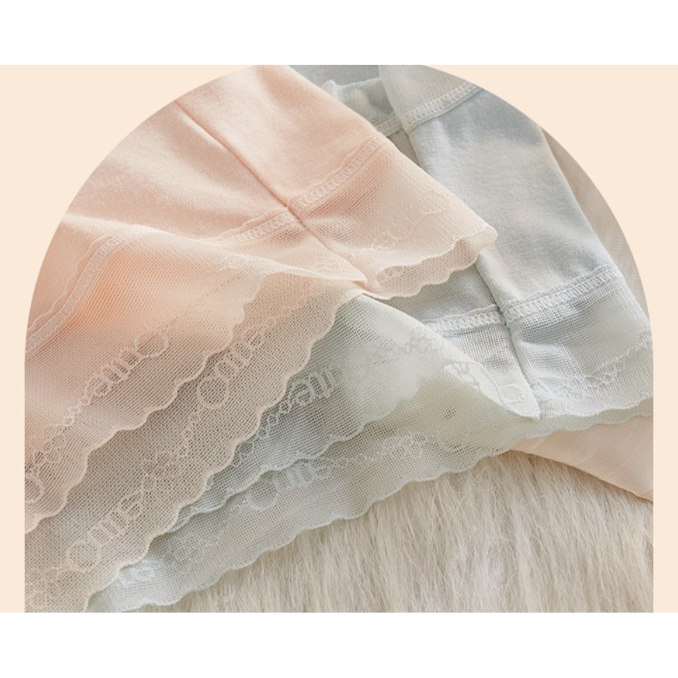 雲感柔軟蕾絲莫代爾三角褲 5件組.30-60KG女內褲-細節圖5