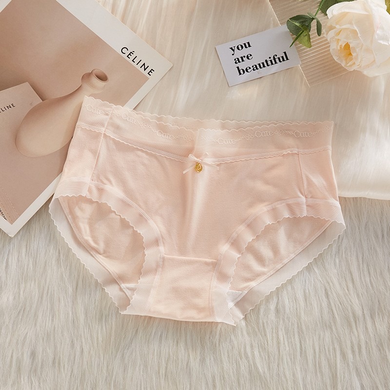 雲感柔軟蕾絲莫代爾三角褲 5件組.30-60KG女內褲-細節圖9