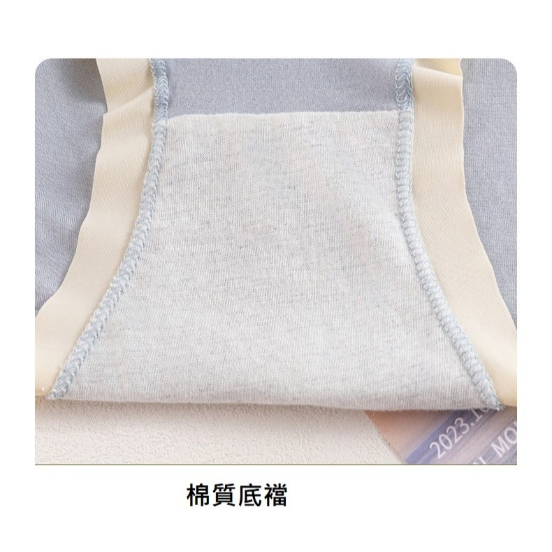 雲感輕柔軟素色莫代爾三角褲5件組.30-60KG中腰少女內褲-細節圖4