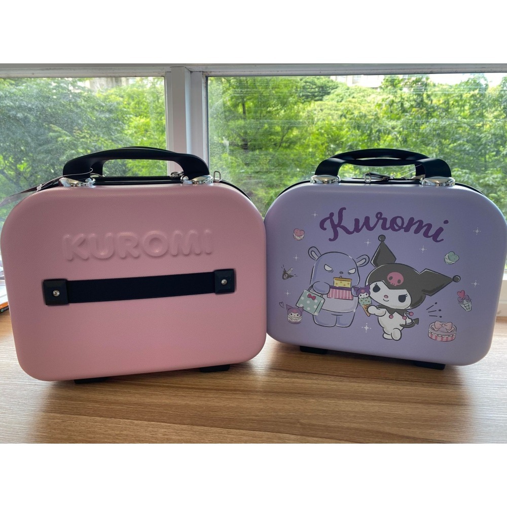 三麗鷗 酷洛米 14吋 旅行壓紋密碼化妝箱-細節圖2