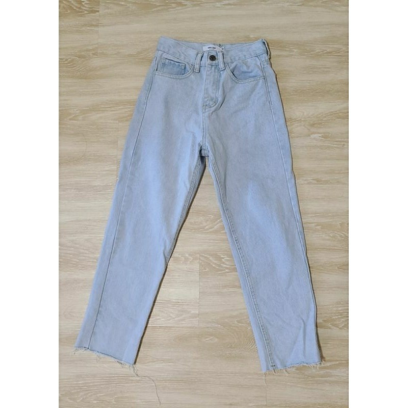 全新🔥正韓gogosing 高腰無彈力直筒丹寧褲-細節圖2