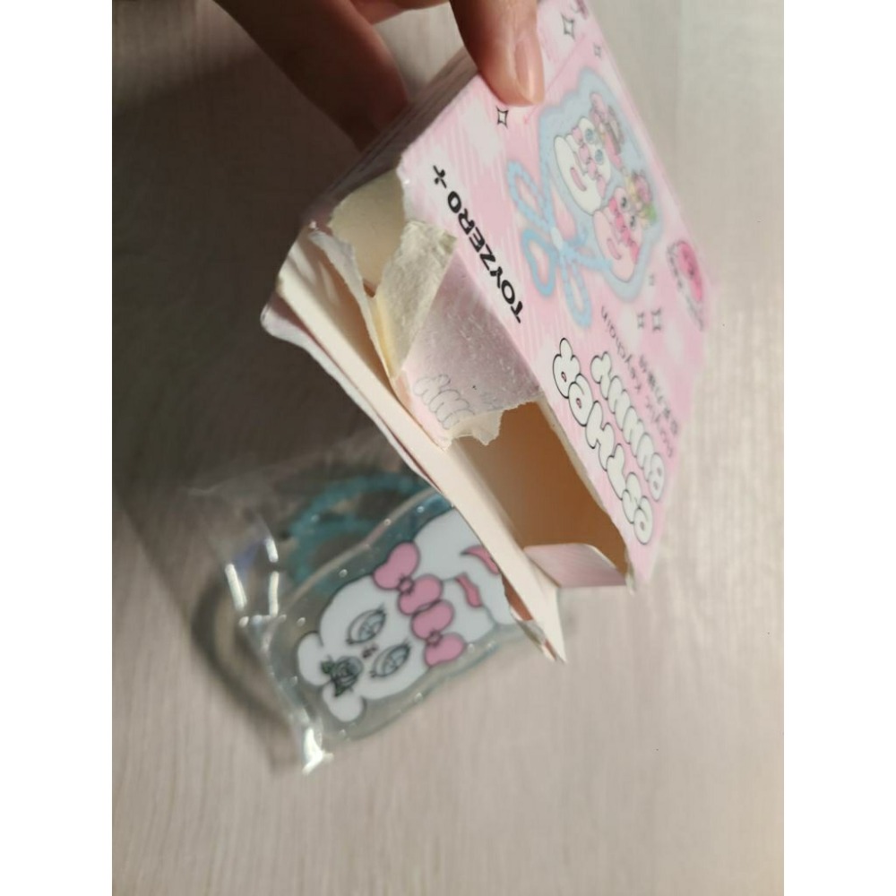 esther bunny艾絲樂小兔壓克力吊飾 已拆盒-細節圖3