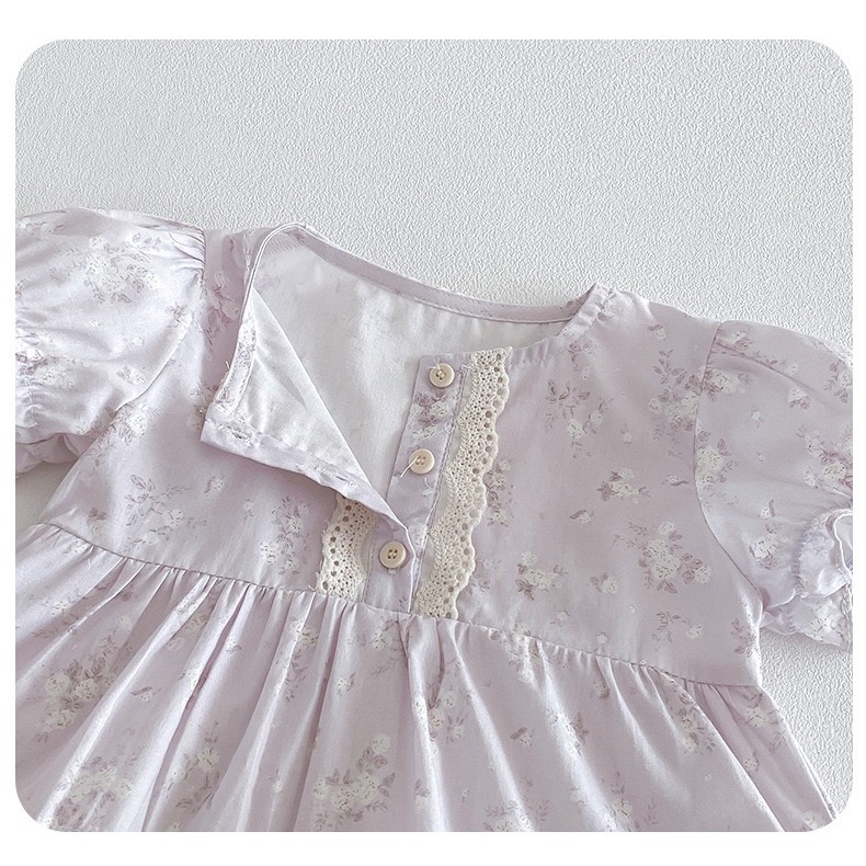 【26047║ 🌼2026夏季🌼碎花泡泡袖兩件套裝】-細節圖9