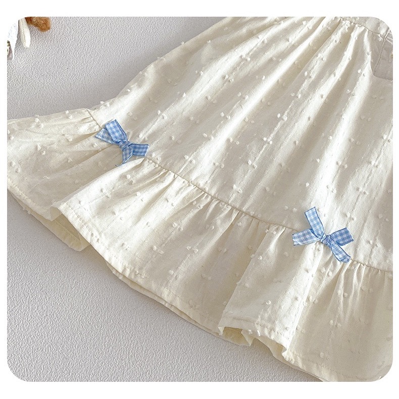 【 26108║ 🌼2026夏季🌼刺繡翻領公主裙】-細節圖8