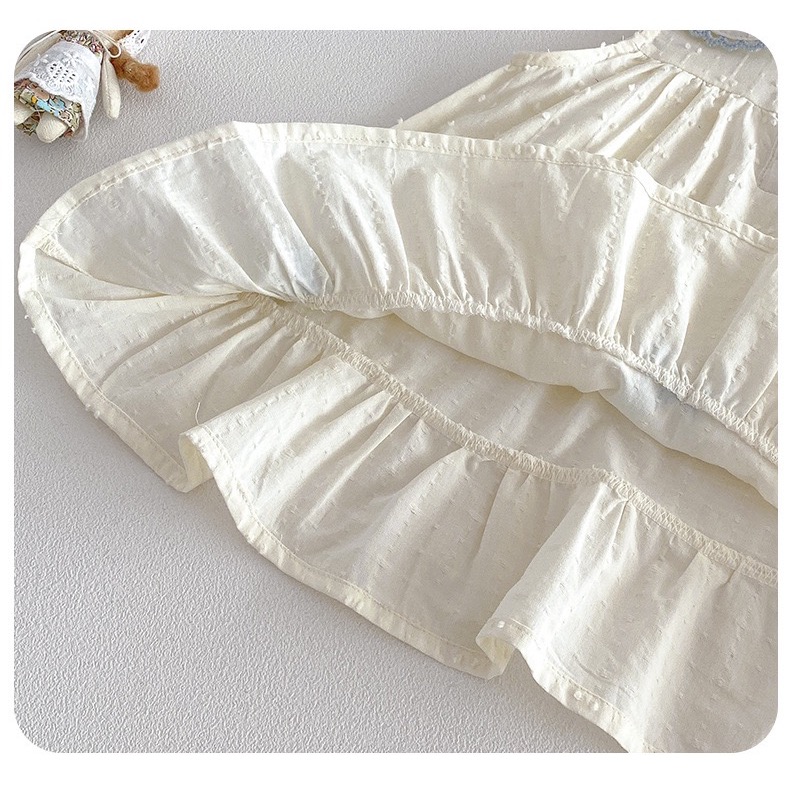 【 26108║ 🌼2026夏季🌼刺繡翻領公主裙】-細節圖9