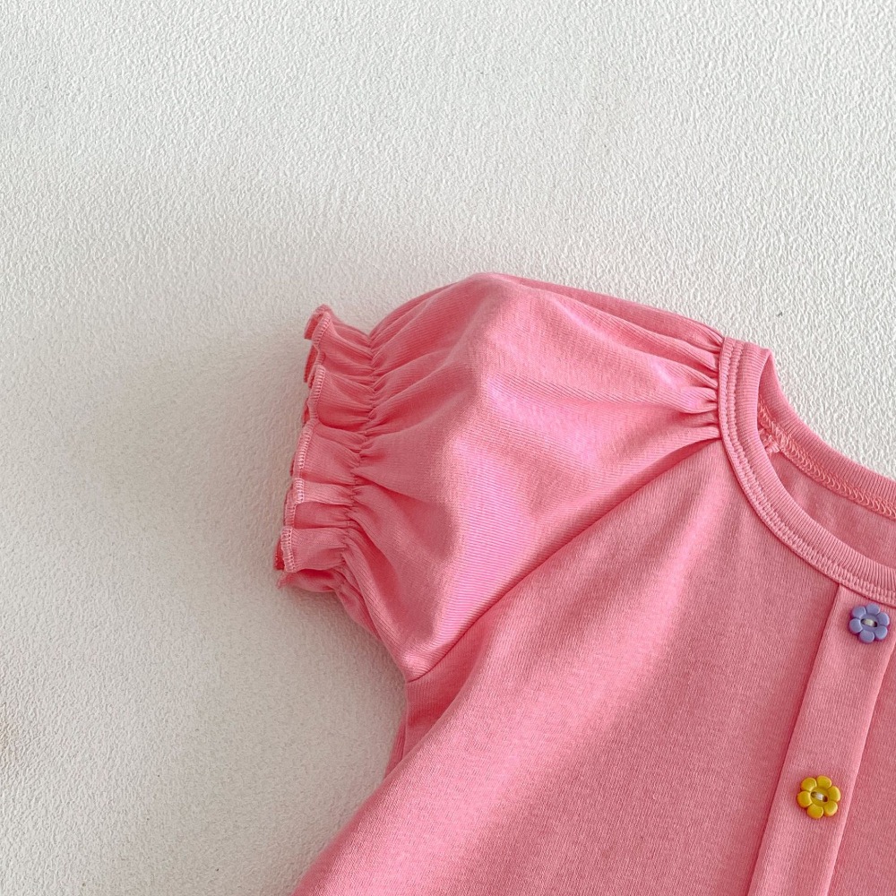 商品: 【 26179║ 🌼2026夏季🌼泡泡袖彩扣上衣】-細節圖8