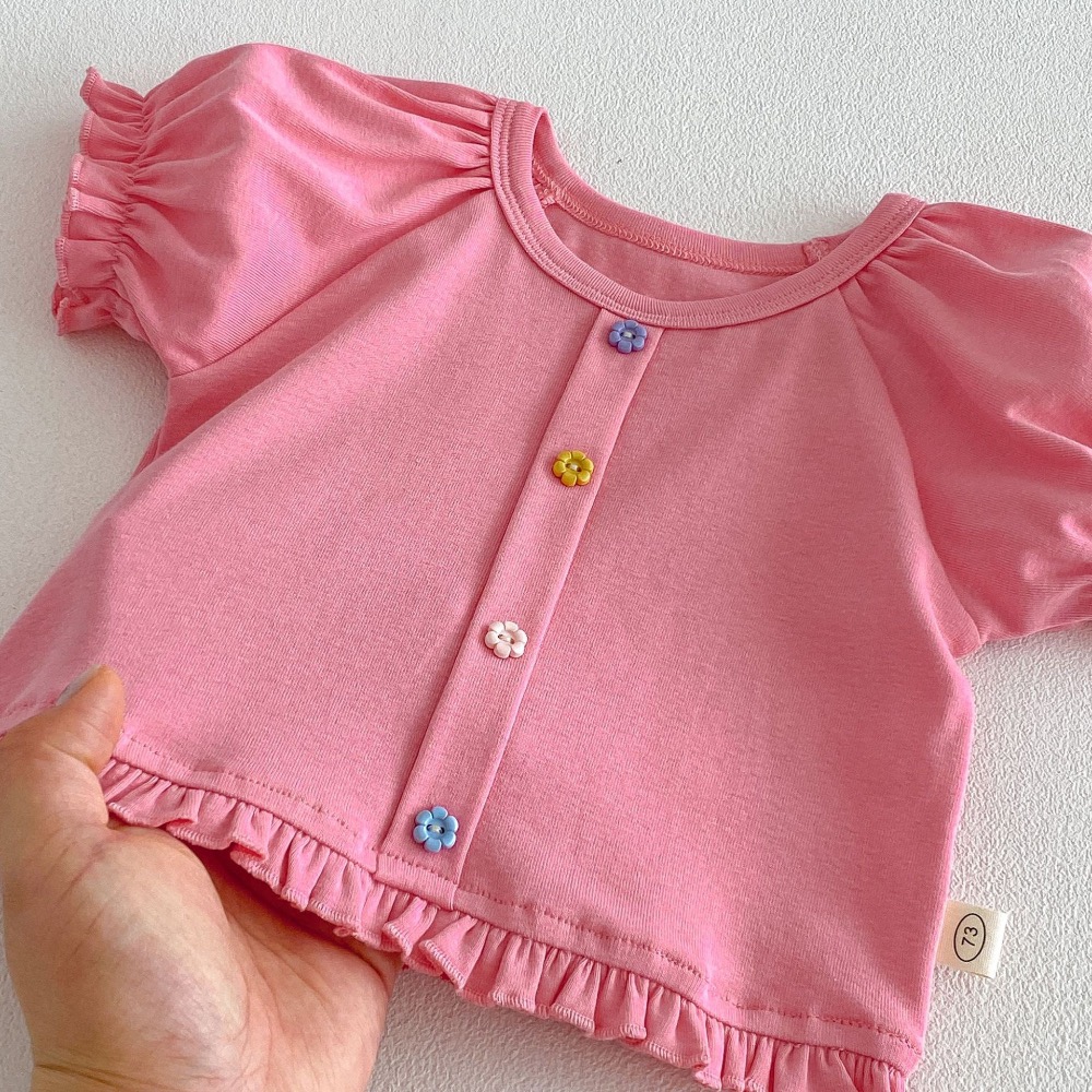 商品: 【 26179║ 🌼2026夏季🌼泡泡袖彩扣上衣】-細節圖11