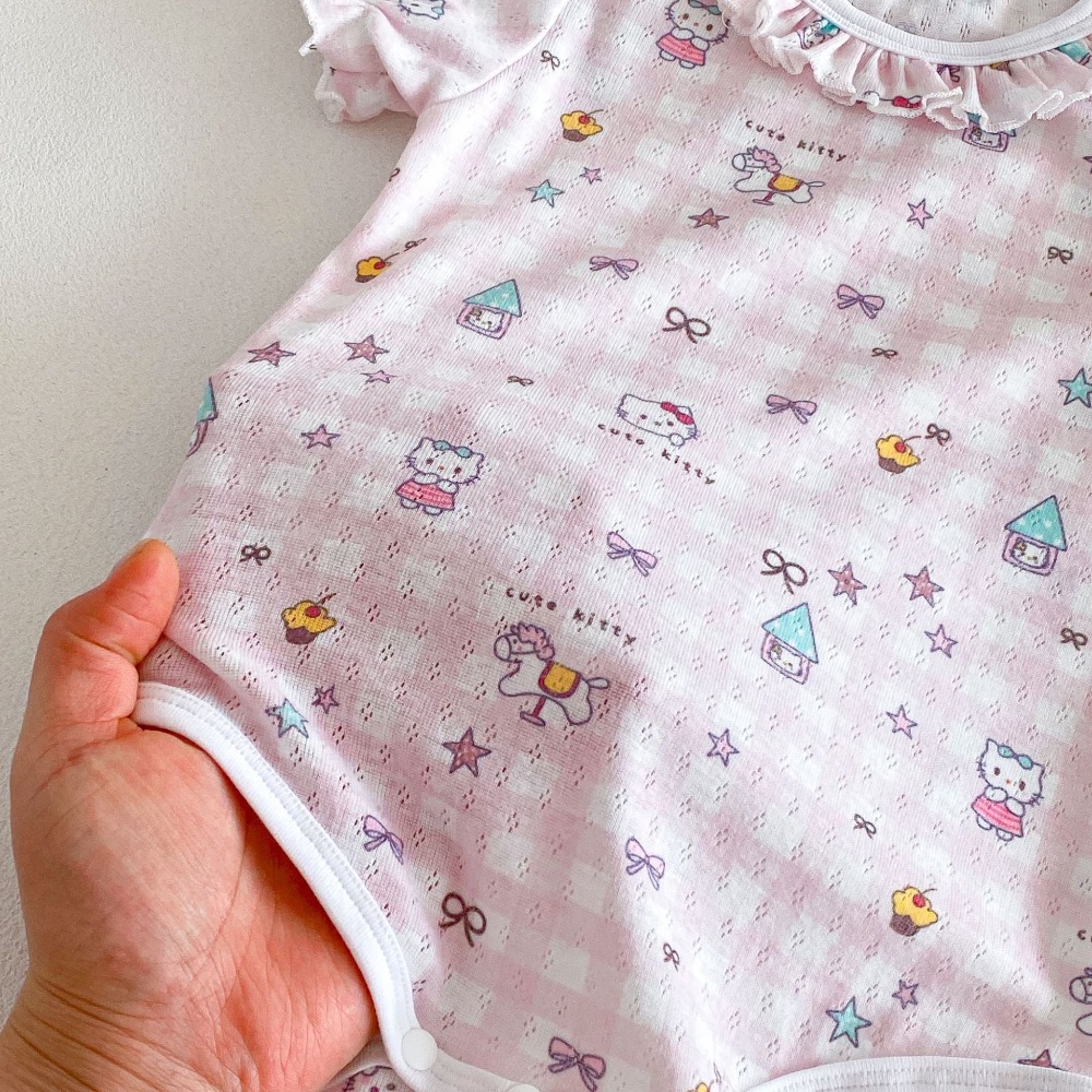 商品: 【 26180║ 🌼2026夏季🌼超萌花邊領碎花包屁衣】-細節圖11
