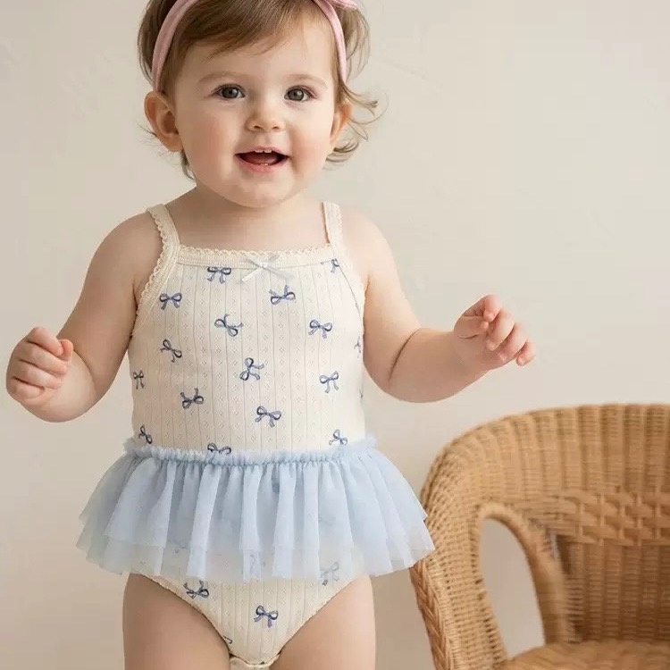 商品: 【 26185║ 🌼2026夏季🌼甜美吊帶網紗花邊哈衣】-細節圖4
