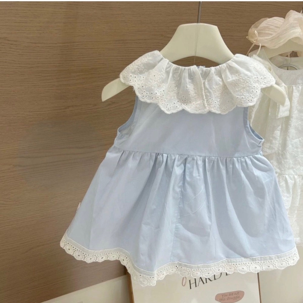 商品: 【 26188║ 🌼2026夏季🌼花邊領娃娃裙】-細節圖4