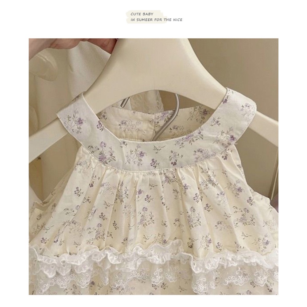 商品: 【 26191║ 🌼2026夏季🌼吊帶碎花衣+短褲套裝】-細節圖4