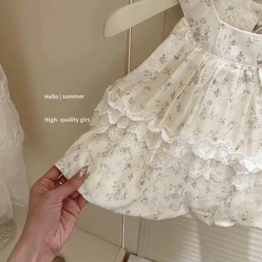 商品: 【 26191║ 🌼2026夏季🌼吊帶碎花衣+短褲套裝】-細節圖5