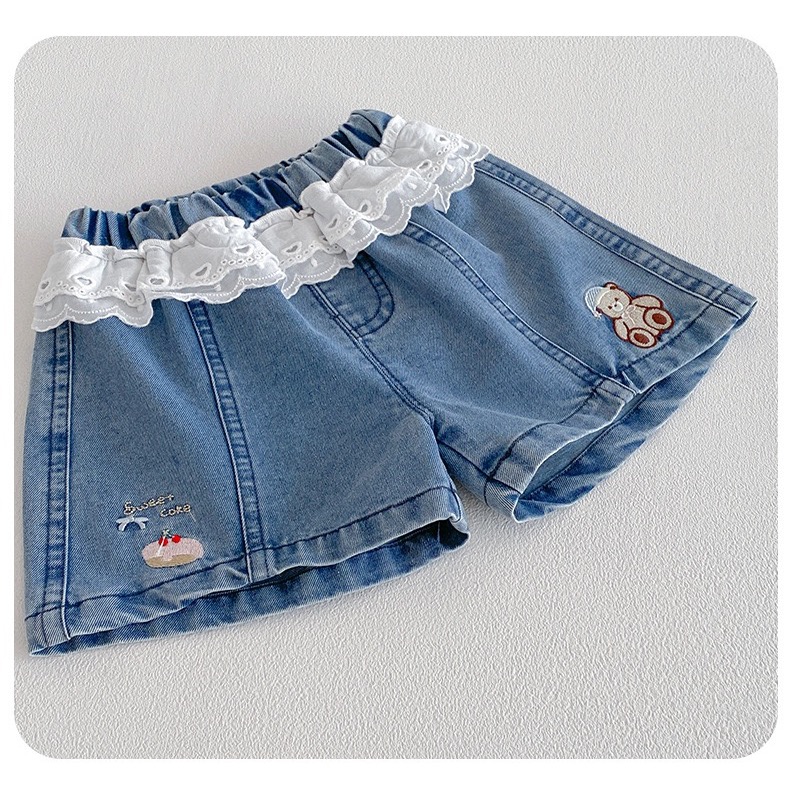 商品: 【 26208║ 🌼2026夏季🌼小熊吊帶上衣+花邊牛仔褲套裝】-細節圖9