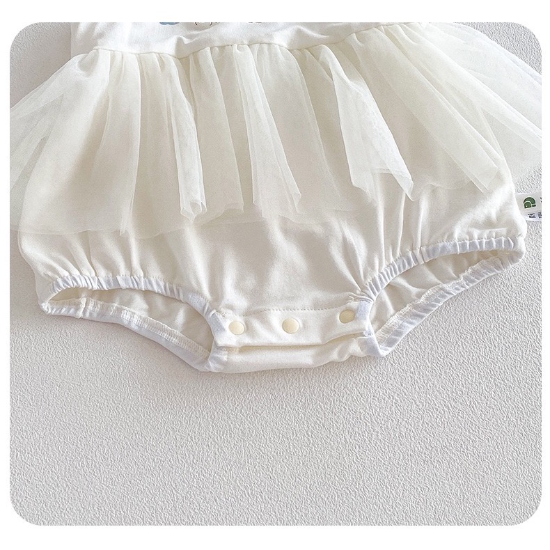 商品: 【 26215║ 🌼2026夏季🌼吊帶卡通印花拼色包屁衣】-細節圖6