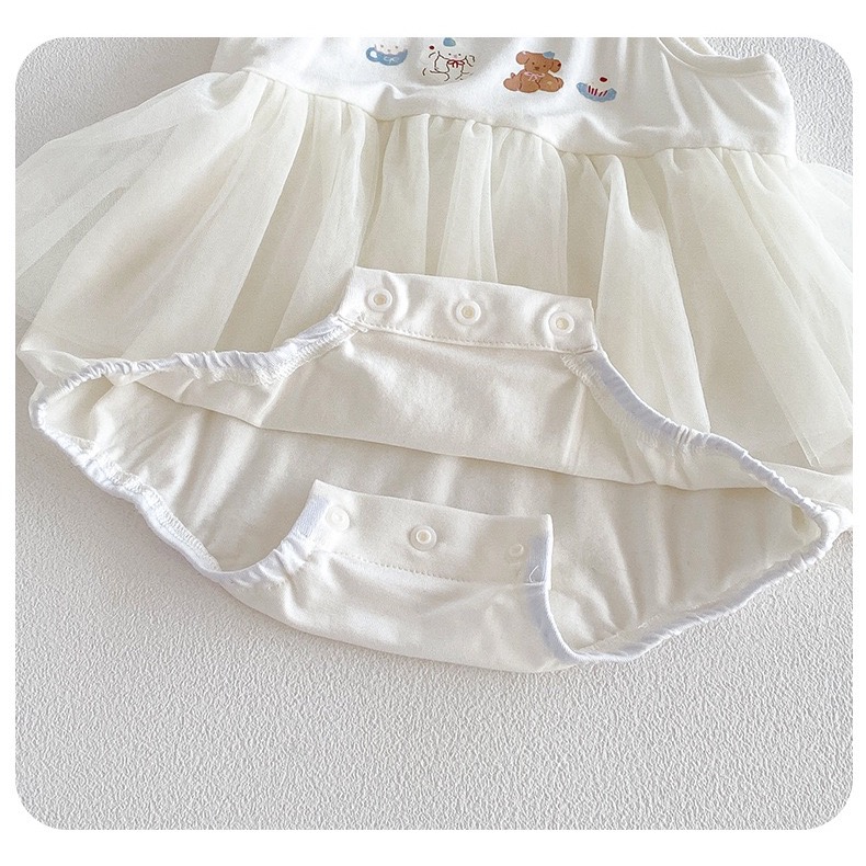 商品: 【 26215║ 🌼2026夏季🌼吊帶卡通印花拼色包屁衣】-細節圖7