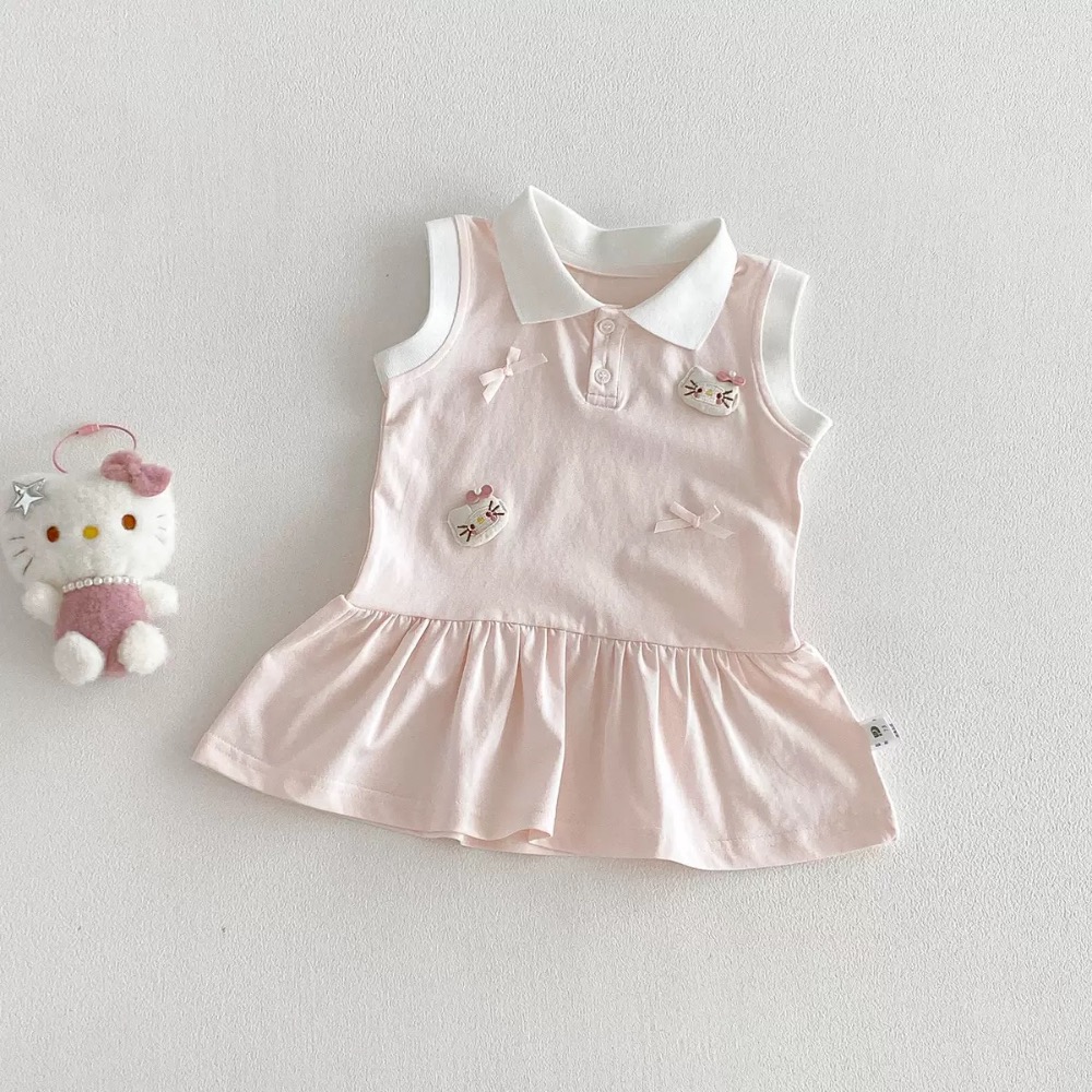 商品: 【 26219║ 🌼2026夏季🌼甜美無袖卡通背心裙】-細節圖2