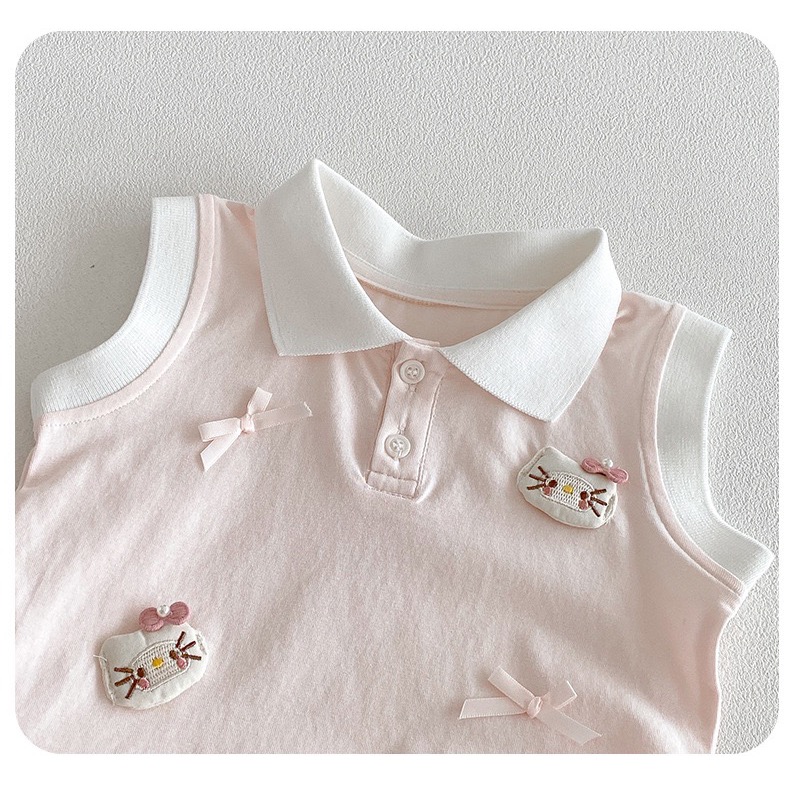 商品: 【 26219║ 🌼2026夏季🌼甜美無袖卡通背心裙】-細節圖4