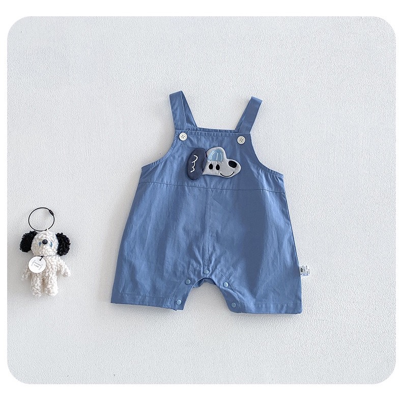 商品: 【 26222║ 🌼2026夏季🌼男寶條紋打底衣+小狗卡通背帶褲兩件套裝】-細節圖9