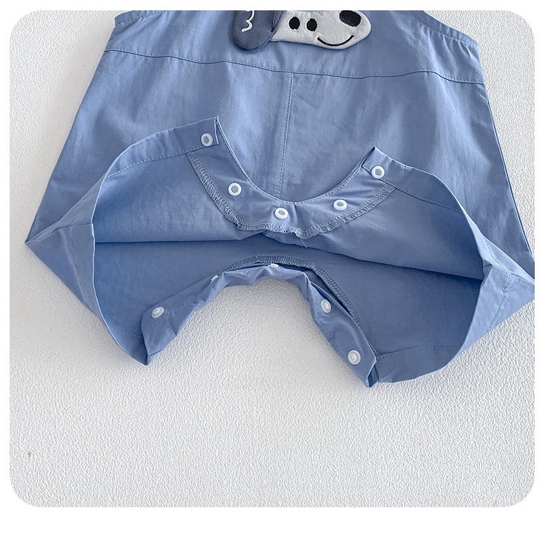 商品: 【 26222║ 🌼2026夏季🌼男寶條紋打底衣+小狗卡通背帶褲兩件套裝】-細節圖11
