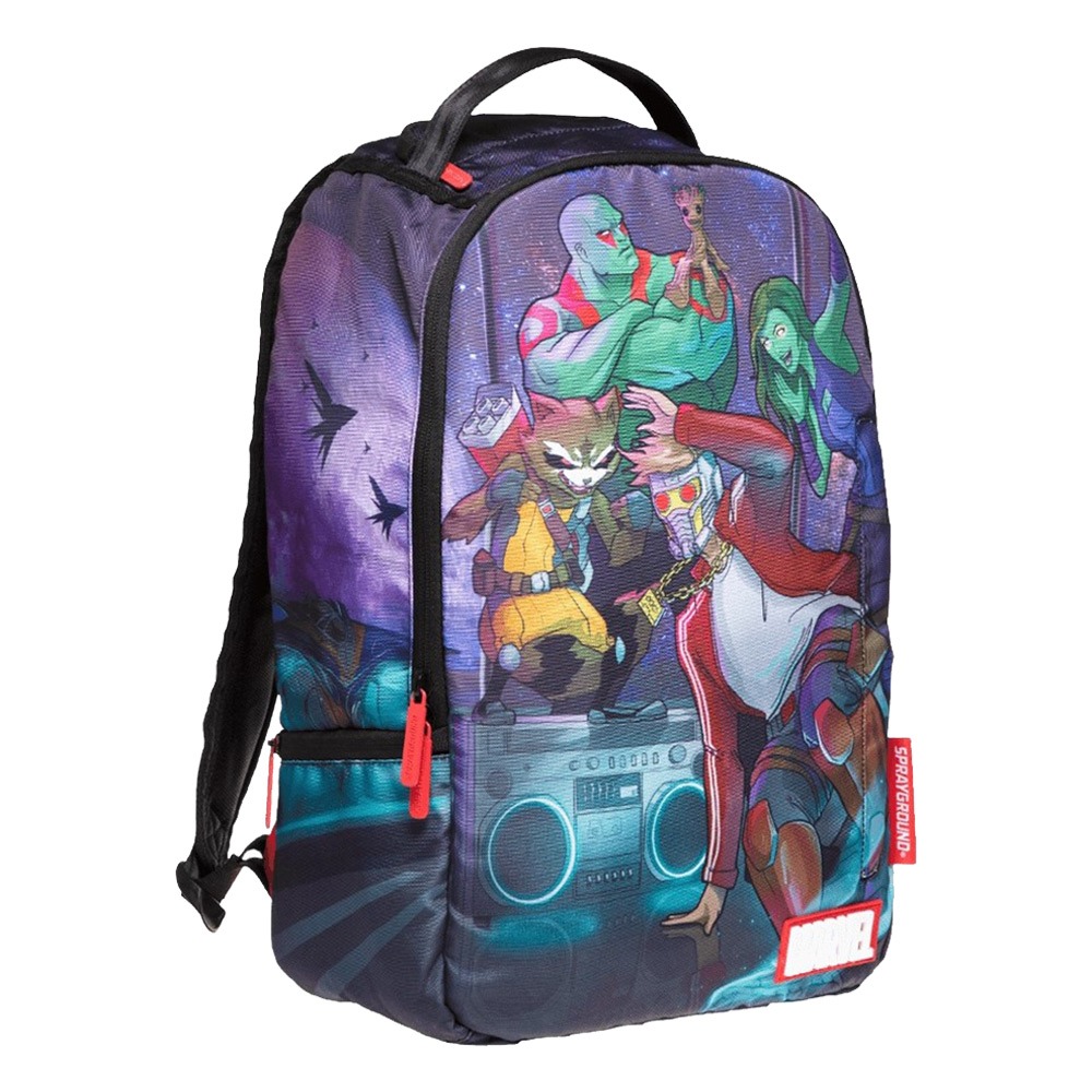 Sprayground DLX 聯名系列 Breakdancers 星際異攻隊跳街舞 潮流筆電後背包-細節圖4