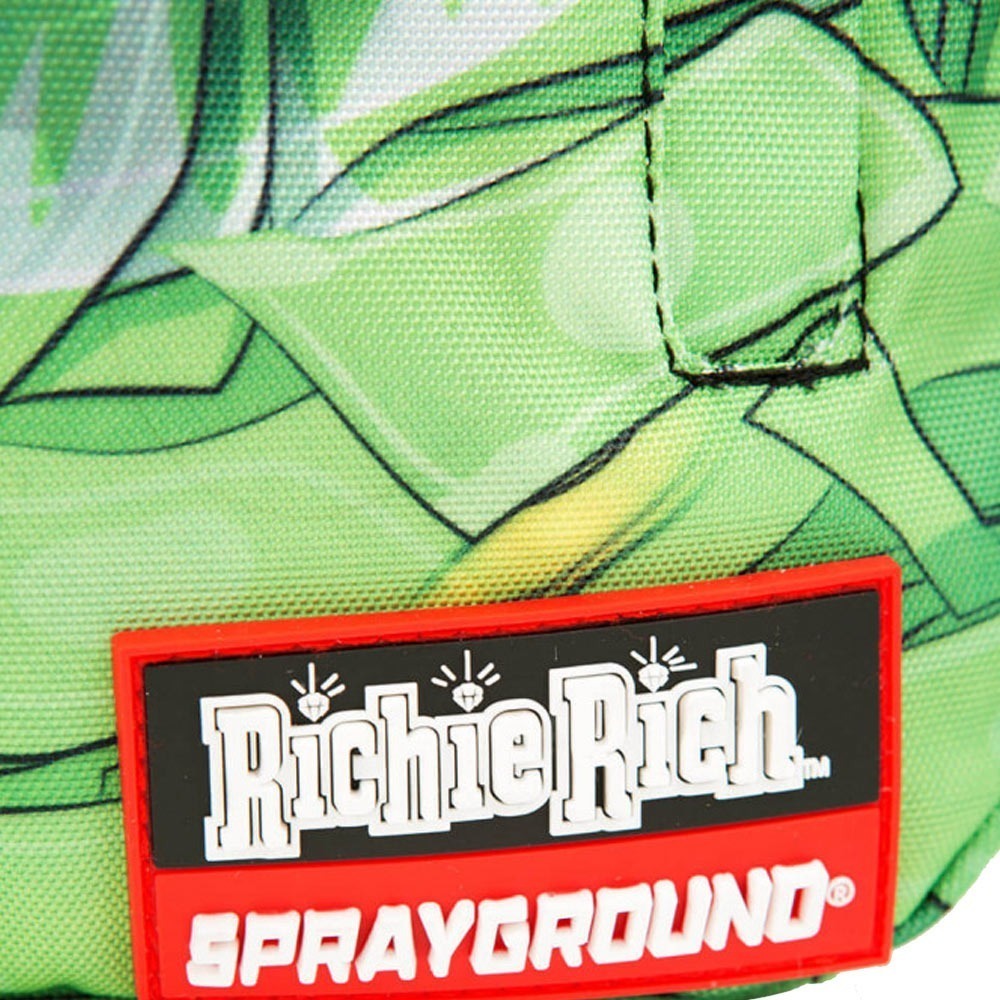 Sprayground DLX 聯名系列 Richie Rich 財神當家 超能力 潮流筆電後背包-細節圖10