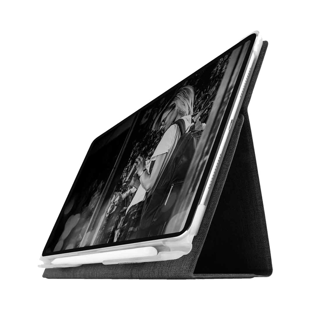 STM Atlas iPad Pro 11吋 (第一代) 高質感翻蓋平板保護殼 (碳灰)-細節圖2