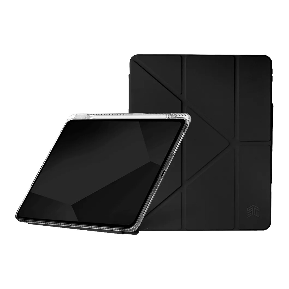STM OPP iPad Air 13吋 (M2) 多角度折疊防摔保護殼 (黑)-細節圖6