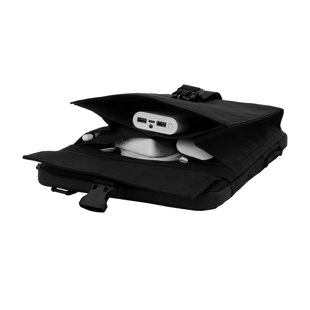 Incase Transfer Sleeve 13吋 多功能複合筆電內膽單肩包 (黑)-細節圖8