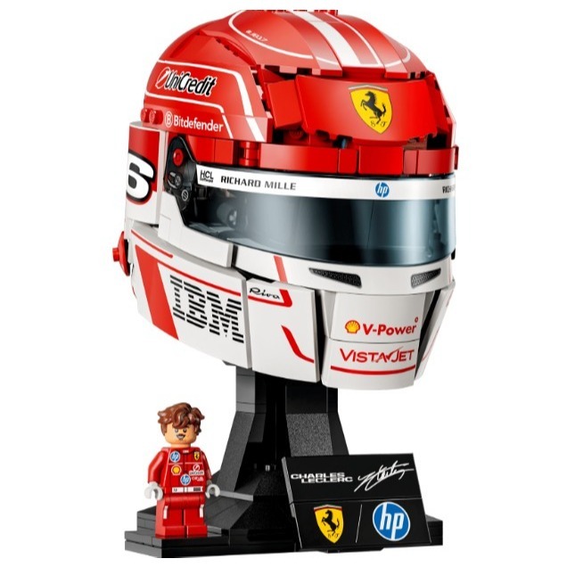 正版樂高 Editions Sports系列 LEGO 43014 夏爾·勒克萊爾頭盔-細節圖3