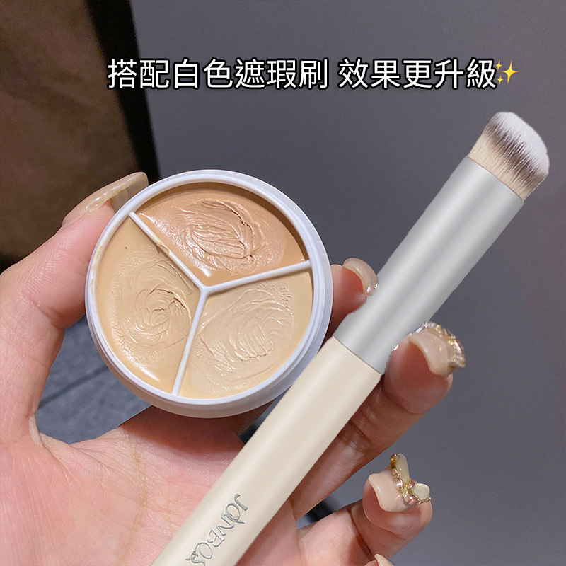 【台灣現貨】TESSO LIFE ｜遮瑕膏 遮瑕 三色遮瑕膏 痘印遮瑕膏 遮瑕盤 Sweet Mint三色遮瑕膏-規格圖8