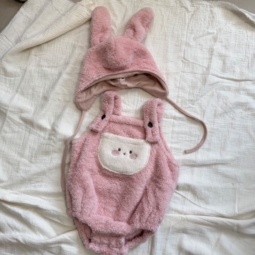 嚴-DTD兔子包屁衣及花花居家服套裝-細節圖2