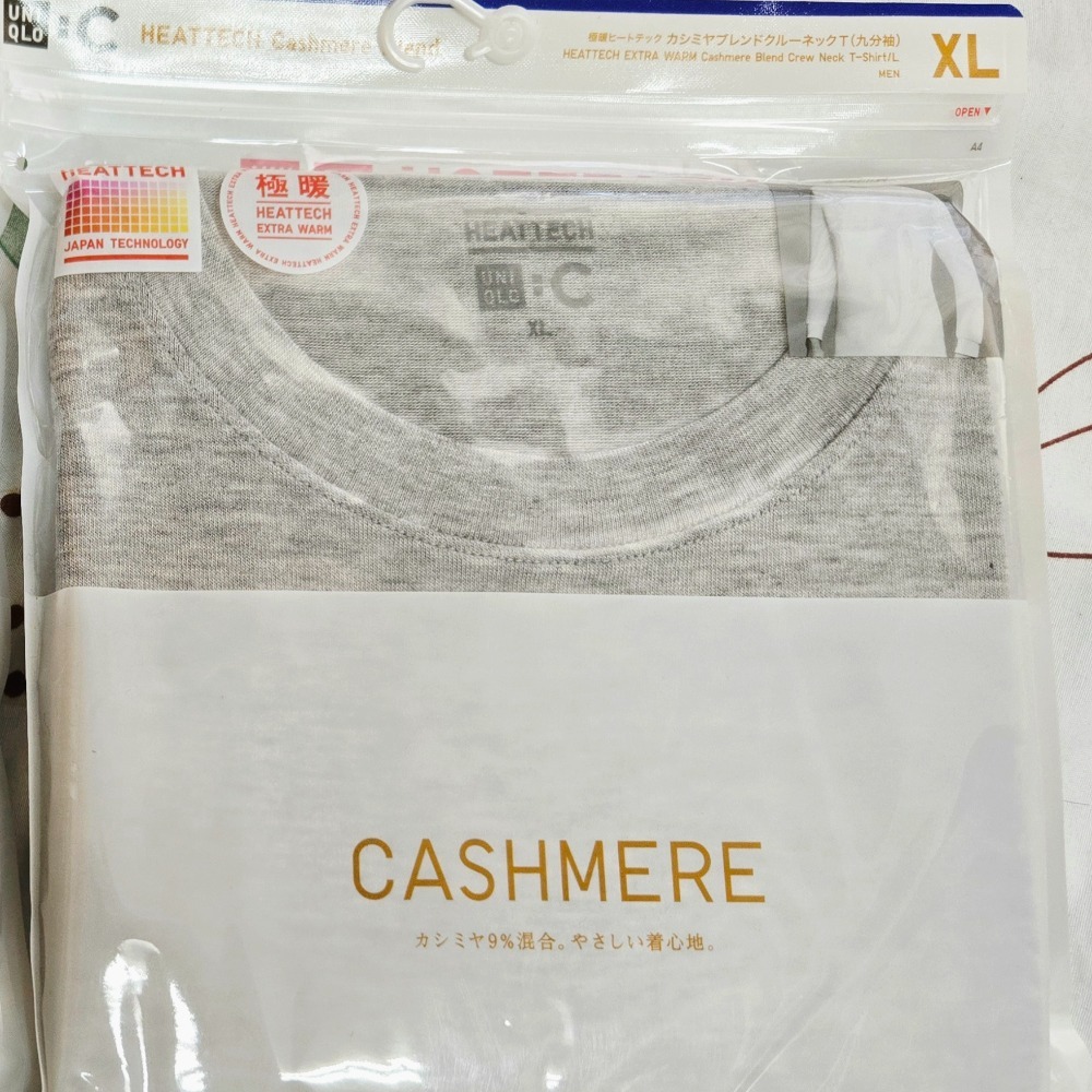 Uniqlo 發熱衣 XL 極暖經典款 HEATTECH  EXTRA WARM-規格圖1