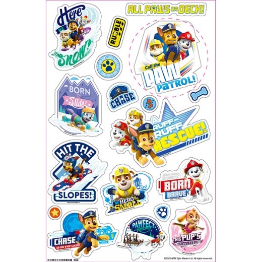 📚京甫出版社📚汪汪隊立大功 炫亮繽紛畫 WA021C 遊戲本 貼紙書 著色本 塗鴉創作-細節圖4