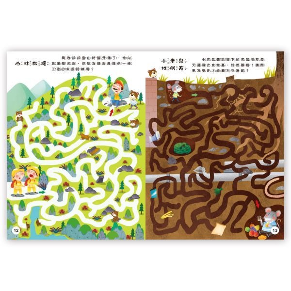 📚京采文教📚大迷宮遊戲書–迷宮大挑戰 200064 兒童益智 專注力訓練 腦力挑戰 資優教育-細節圖2