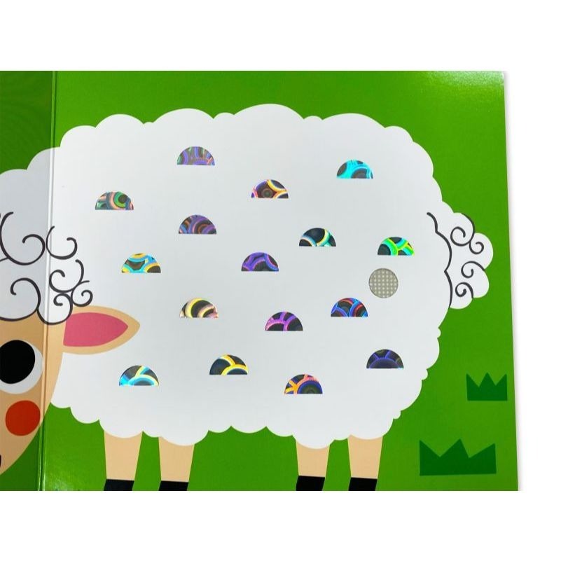 📚京采文教📚寶貝觸覺聽聽書：快樂農場 500001 有聲書 觸覺書 資優教育 幼兒啟蒙 認知學習-細節圖3