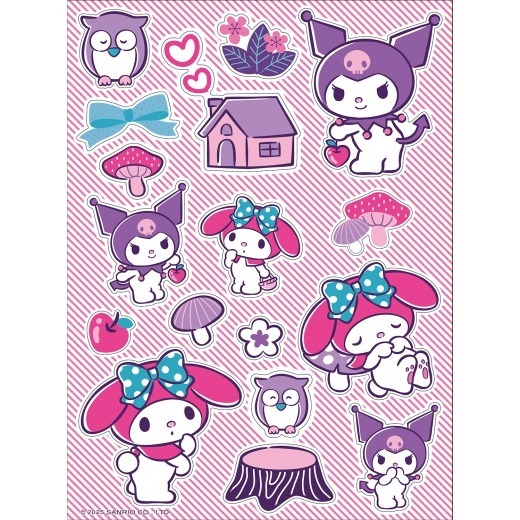 📚京甫出版社📚酷洛米 磁貼小劇場 SAD36U 造型磁貼 遊戲場景 家家酒 創意遊戲 益智遊戲-細節圖4