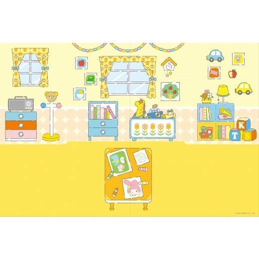 📚京甫出版社📚三麗鷗家族 磁貼小劇場 SAD36A 造型磁貼 遊戲場景 家家酒 創意遊戲 益智遊戲-細節圖2