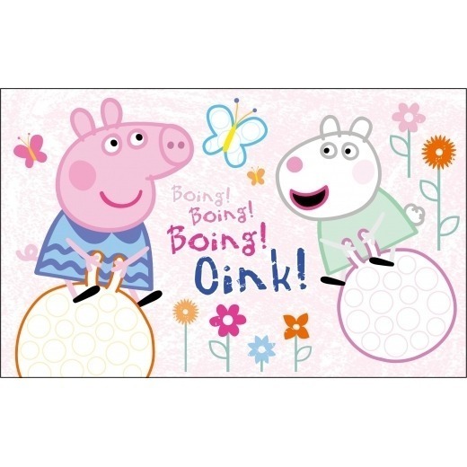 📚京甫出版社📚卡哇伊點點畫 碰碰狐 波力 粉紅豬小妹 汪汪隊立大功 顏料畫 點點畫 幼兒美術 美勞遊戲-細節圖7