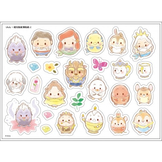 📚京甫出版社📚酷洛米 迪士尼Ufufy 碰碰狐  一起玩貼紙簿 場景貼紙 換裝貼紙 著色本 遊戲本 貼紙書-細節圖10