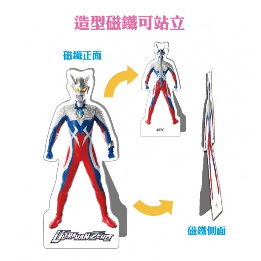 📚京甫出版社📚正版授權 超人力霸王 戰力磁貼  SDA36B 冰箱貼 磁鐵玩具 可站立 盲包 抽包 小獎品-細節圖4