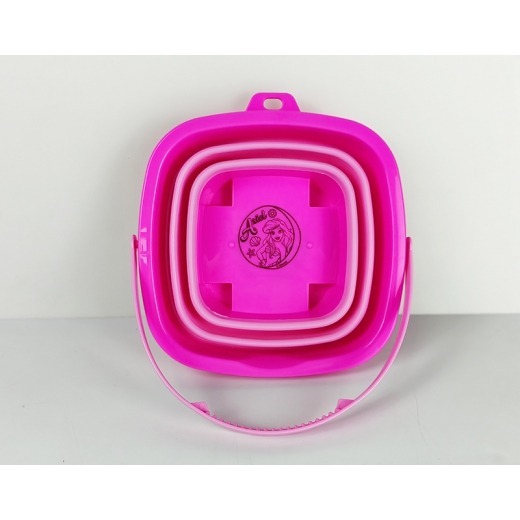 📚京甫出版社📚正版授權 迪士尼公主 摺疊桶玩沙組QH038C ST安全玩具 夏天玩具 玩水玩沙工具-細節圖3