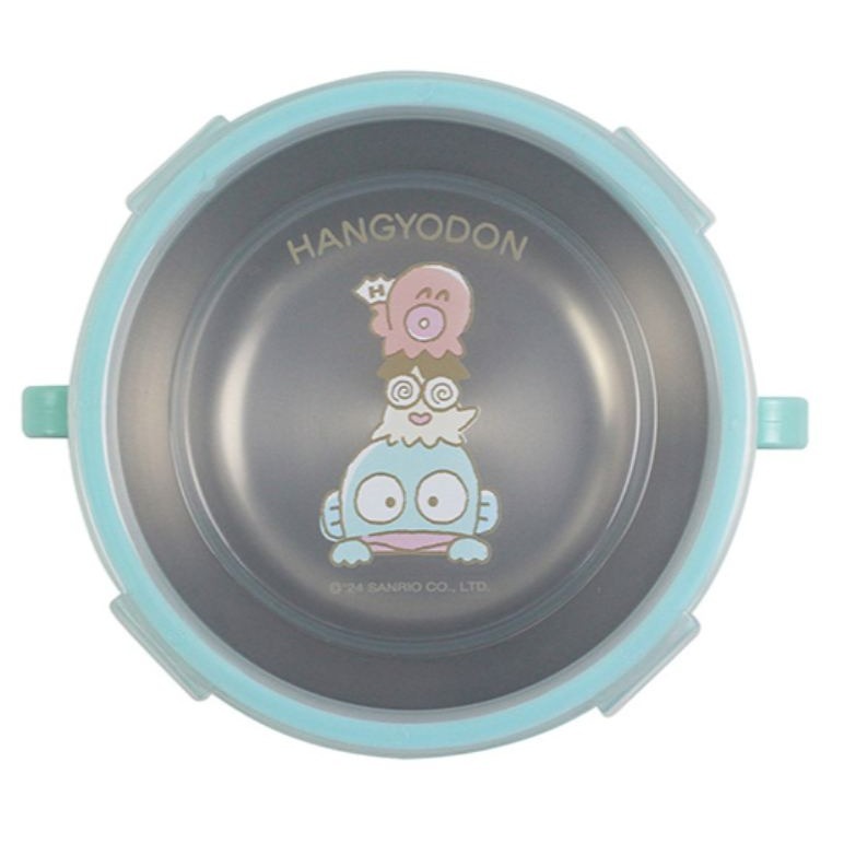 📚敦景企業📚台灣製 正版授權 不銹鋼雙耳隔熱餐碗 幼兒園餐碗 兒童餐碗 午餐碗 人魚漢頓 蠟筆小新 吉伊卡哇 安全-規格圖9