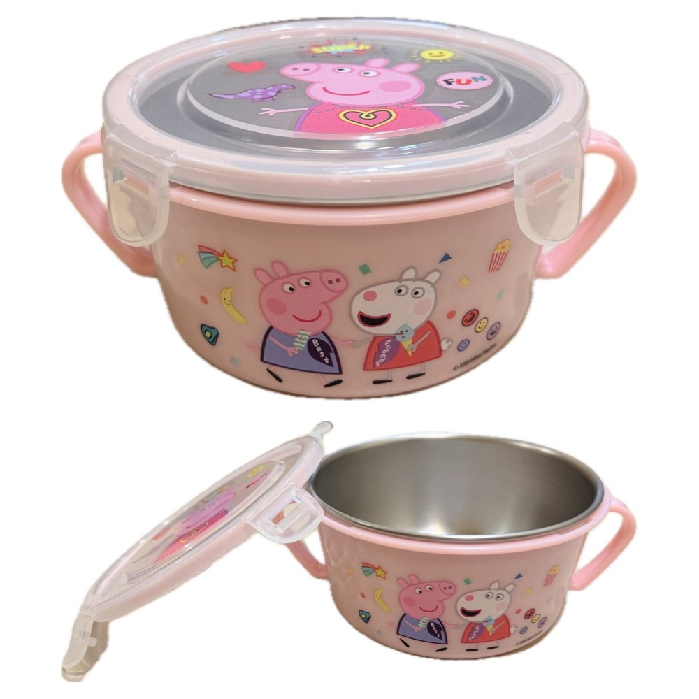 📚敦景企業📚台灣製 正版授權 不銹鋼雙耳隔熱餐碗 幼兒園餐碗 兒童餐碗 午餐碗 粉紅豬小妹 佩佩豬 汪汪隊立大功 安-細節圖6