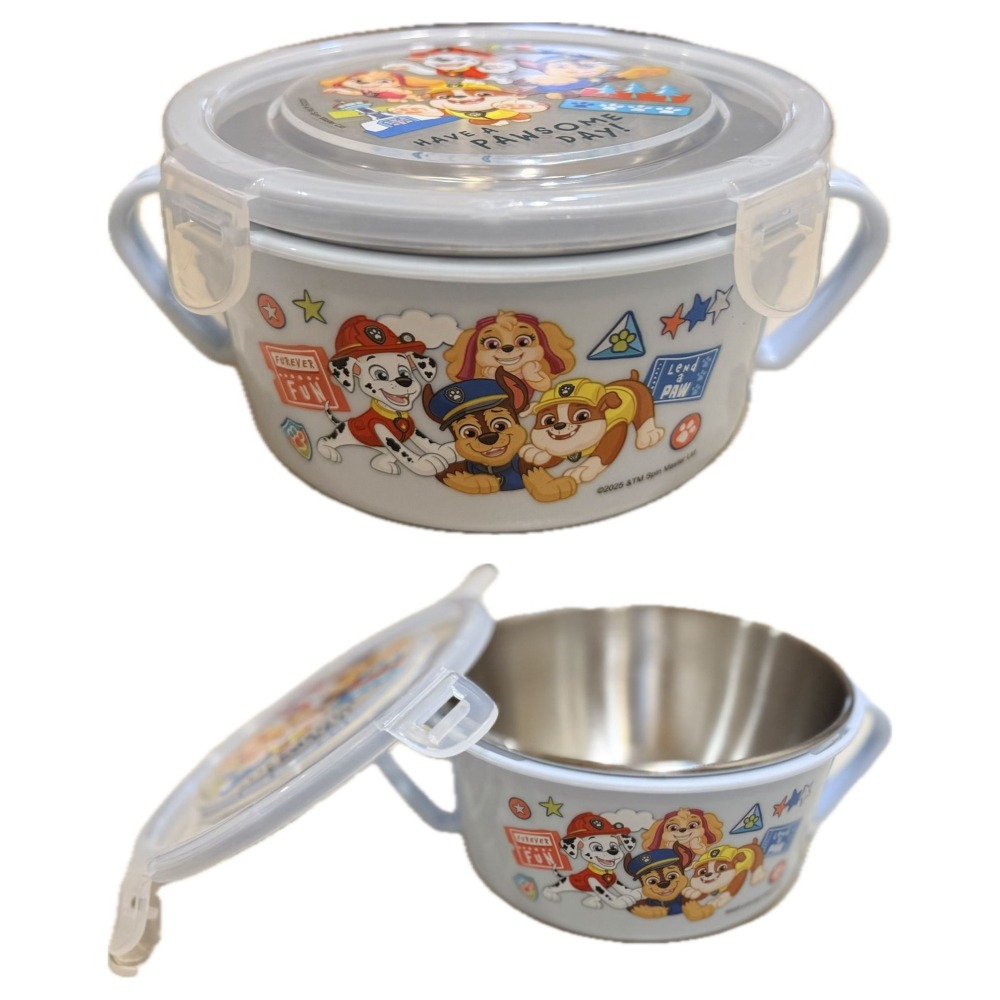 📚敦景企業📚台灣製 正版授權 不銹鋼雙耳隔熱餐碗 幼兒園餐碗 兒童餐碗 午餐碗 粉紅豬小妹 佩佩豬 汪汪隊立大功 安-細節圖8