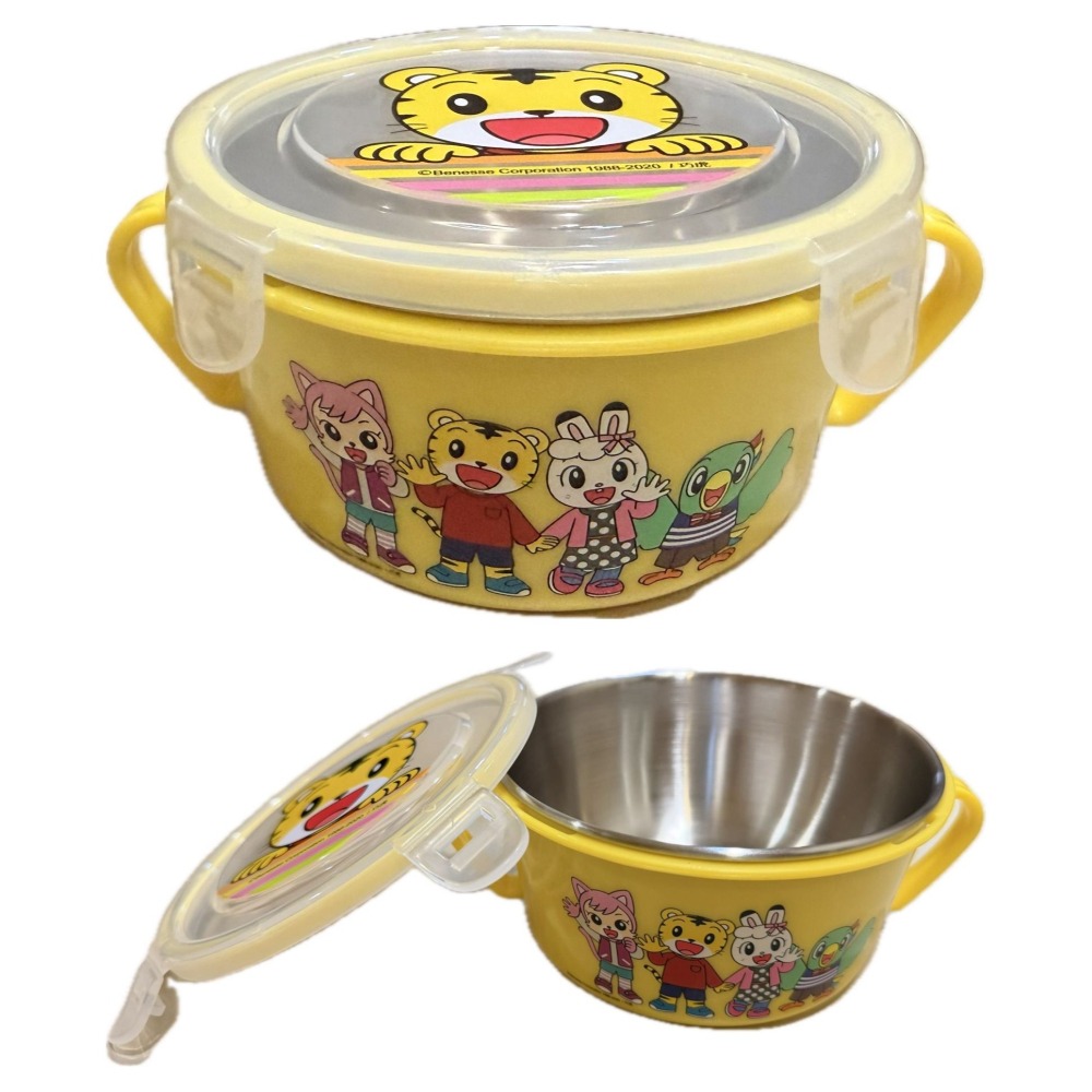 📚敦景企業📚台灣製 正版授權 不銹鋼雙耳隔熱餐碗 幼兒園餐碗 兒童餐碗 午餐碗 巧虎 巧連智  安全無毒-細節圖5