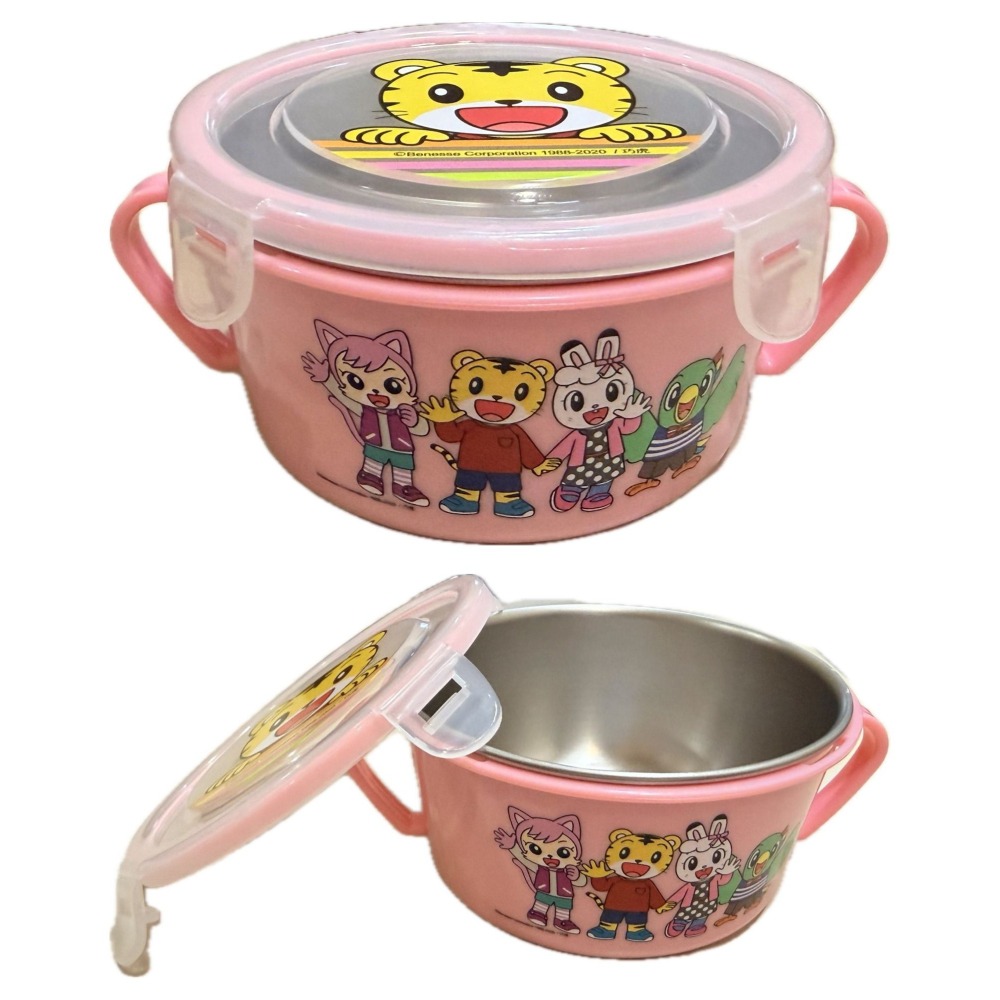 📚敦景企業📚台灣製 正版授權 不銹鋼雙耳隔熱餐碗 幼兒園餐碗 兒童餐碗 午餐碗 巧虎 巧連智  安全無毒-細節圖6