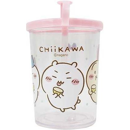 ⭐敦景企業⭐正版授權 台灣製 兒童吸管杯 塑膠杯 學習杯 幼兒 喝水杯 吉伊卡哇 帕洽狗 人魚漢頓-細節圖2