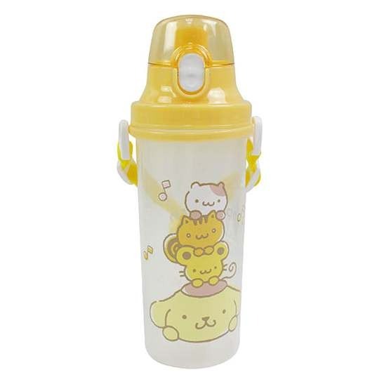 ⭐敦景企業⭐正版授權 台灣製  直飲水壺 (680cc) 兒童水壺 大容量 塑膠水壺 方便喝 附背帶 大耳狗喜拿 布丁狗-細節圖3