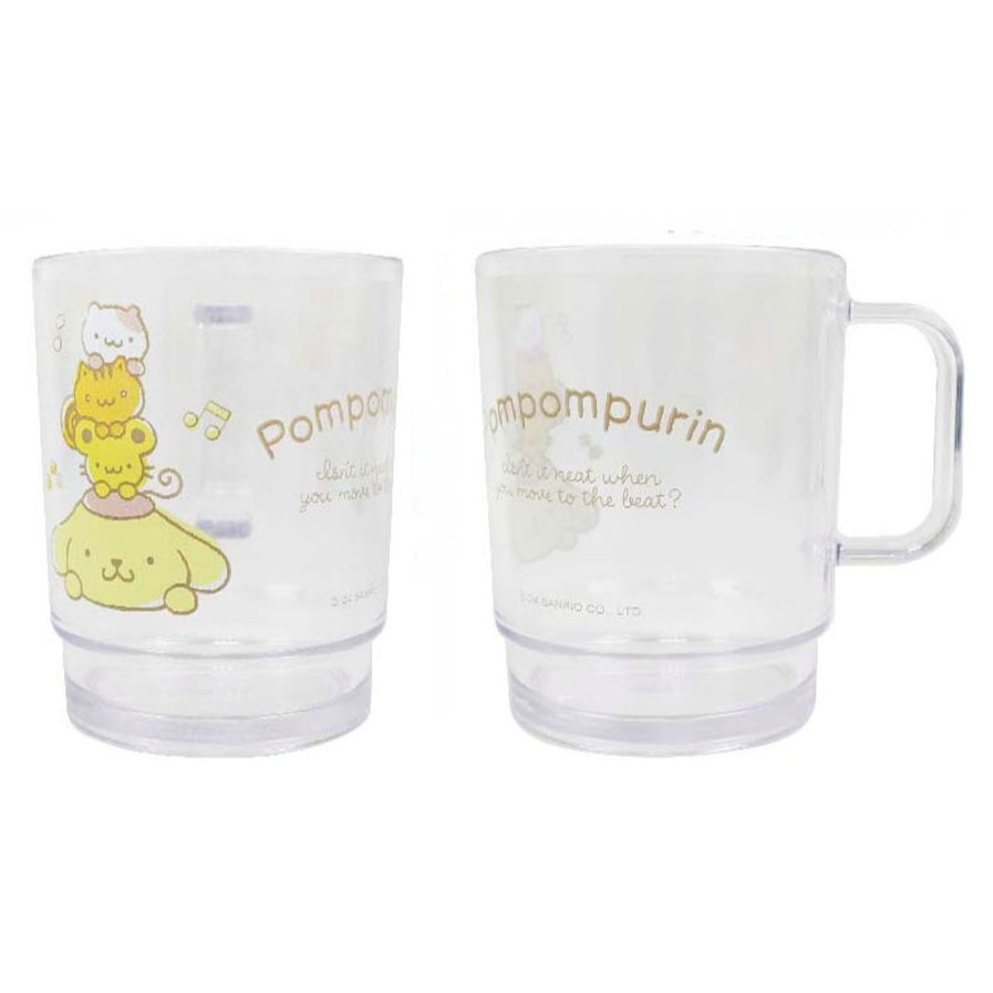 ⭐敦景企業⭐正版授權 臺灣製  AS晶瑩水杯 塑膠水杯 兒童杯 蠟筆小新 酷洛米 大耳狗 人魚漢頓 布丁狗 汪汪隊立大功-規格圖10