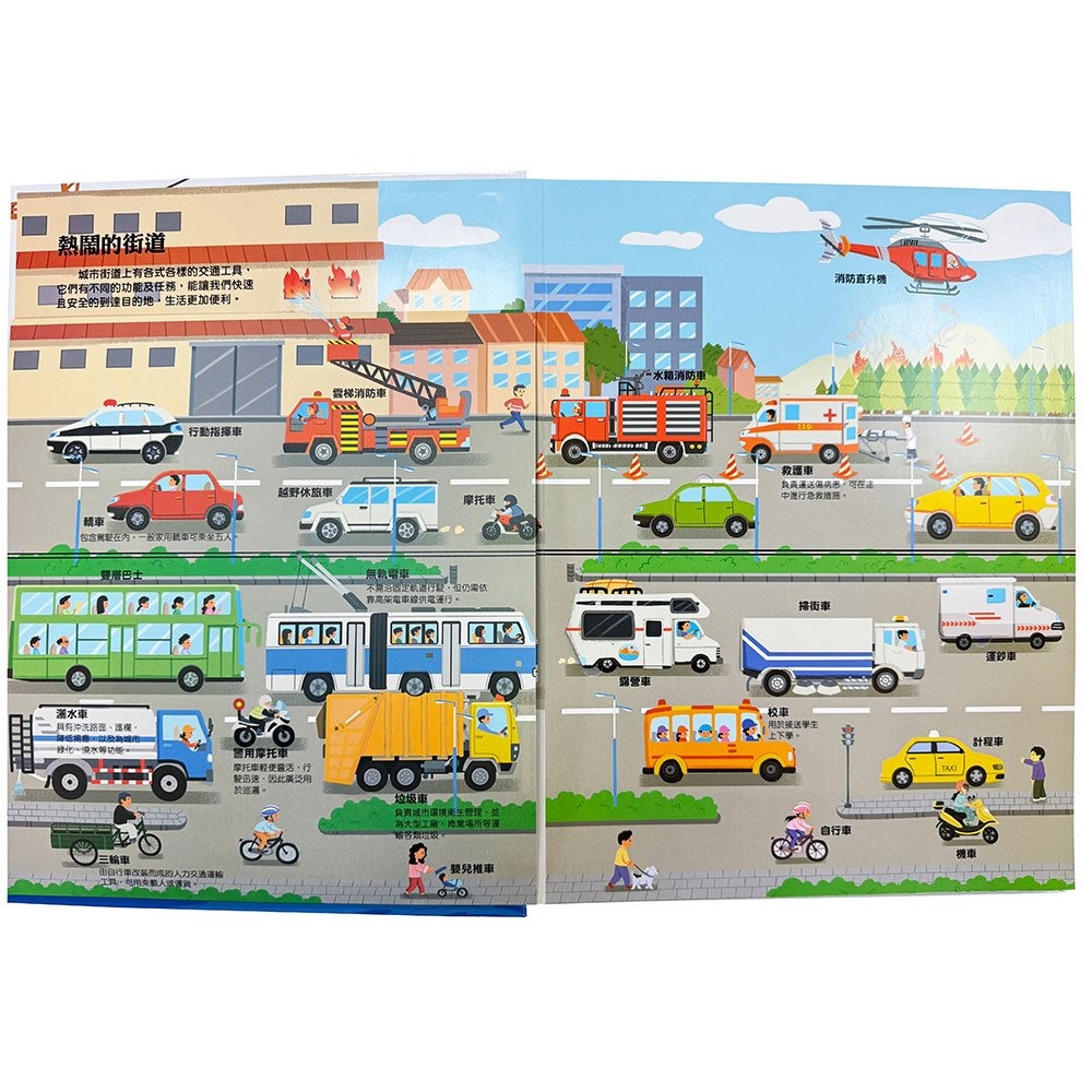 📚幼福文化📚大知識大百科3D立體書：大交通 9207-36 pop-up 操作書 汽車立體書 翻翻書 遊戲書 生日禮-細節圖4